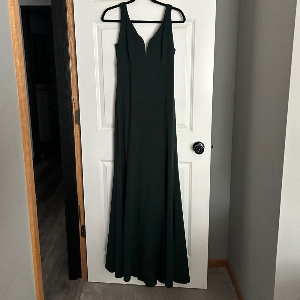 Dark Green Gown